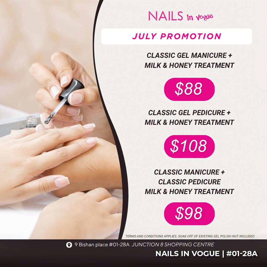 Nails in Vogue July Promotion