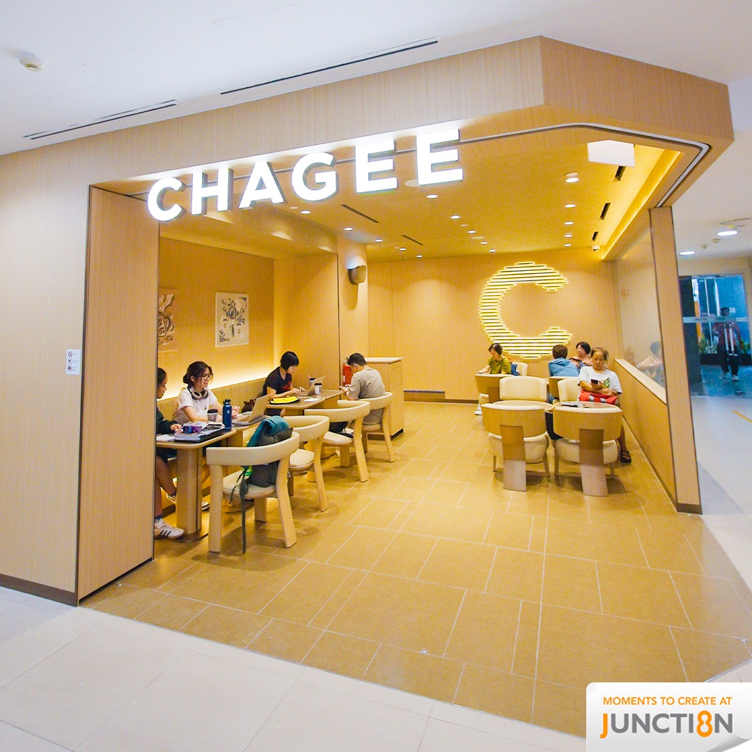 Chagee Singapore store facade at Junction 8