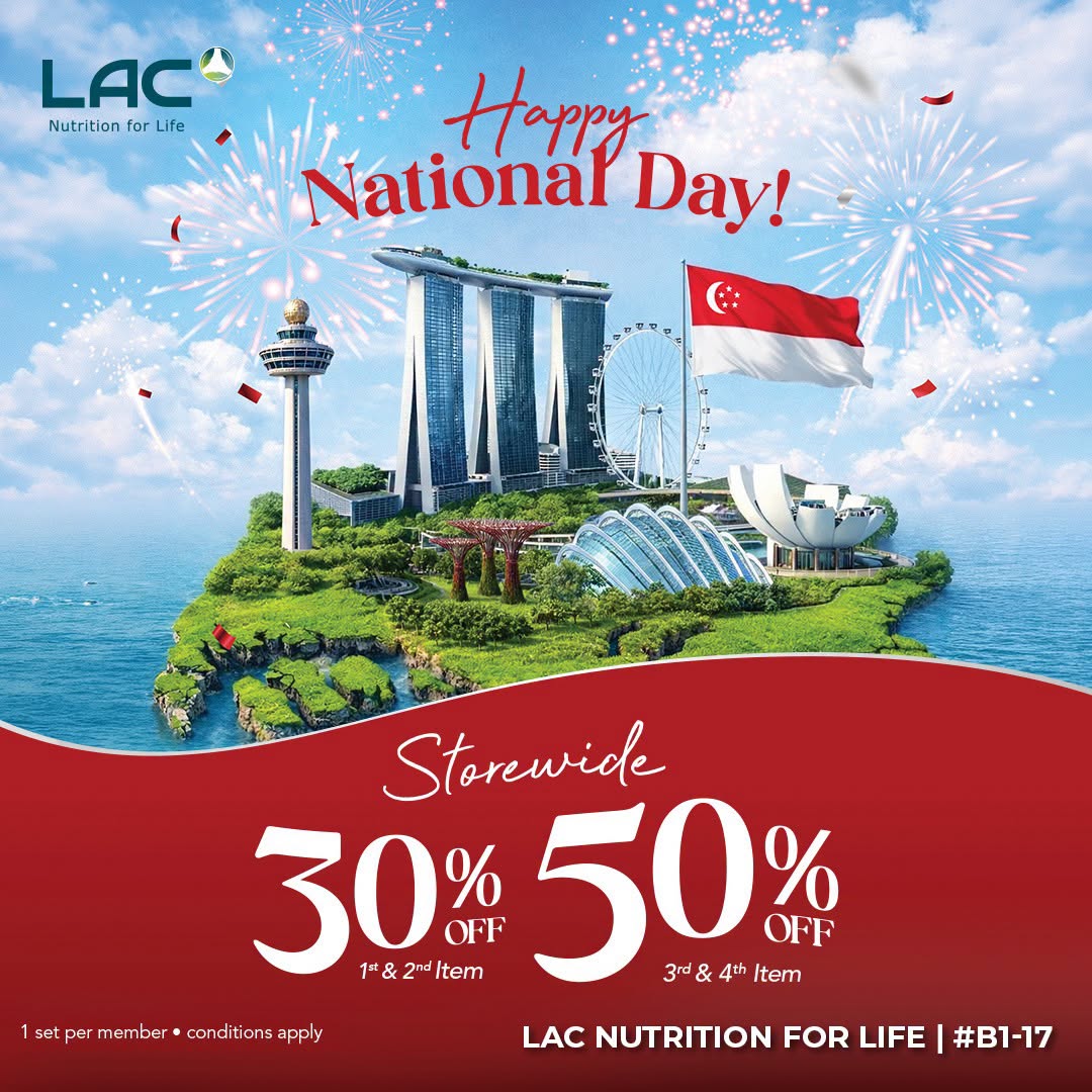 LAC Nutrition For Life National Day promotion at Junction 8