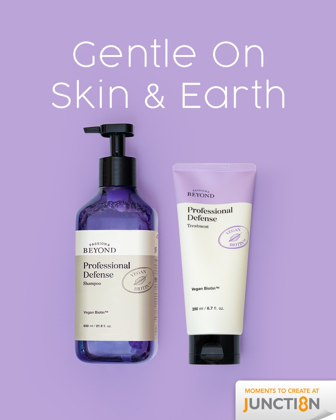 THEFACESHOP BEYOND Professional Defense Shampoo & Treatment Set with berries