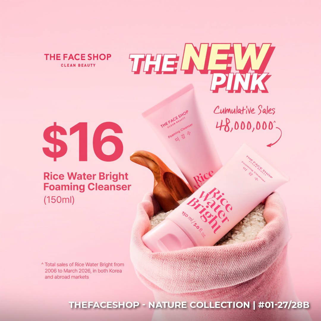 THE FACE SHOP Rice Water Bright Foaming Cleanser