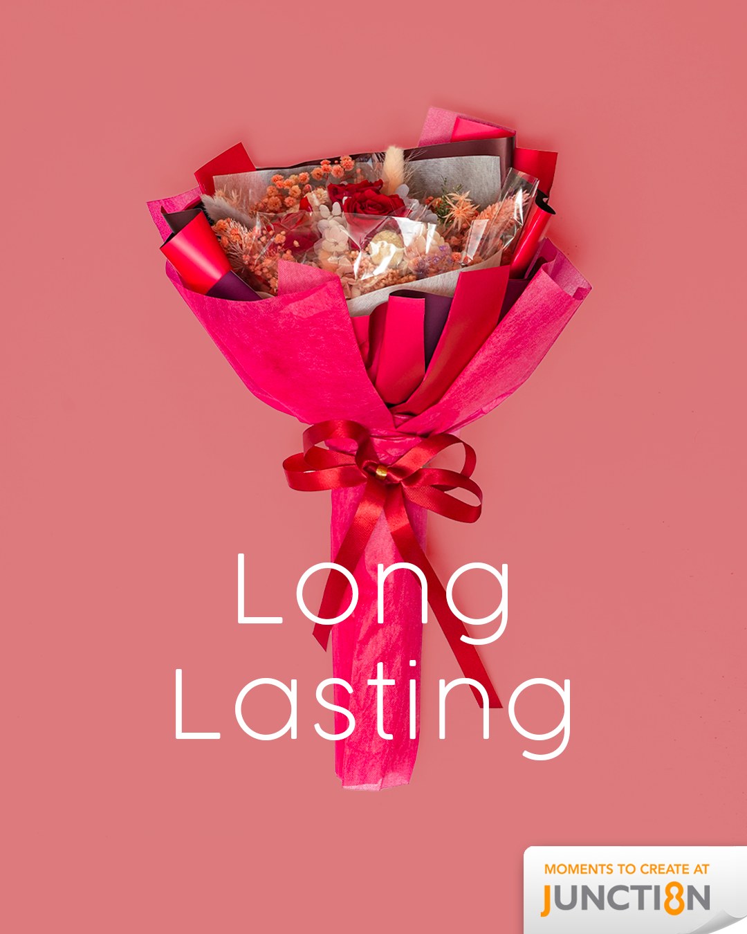 Raffles Florist's Enchanting Love preserved flower bouquet