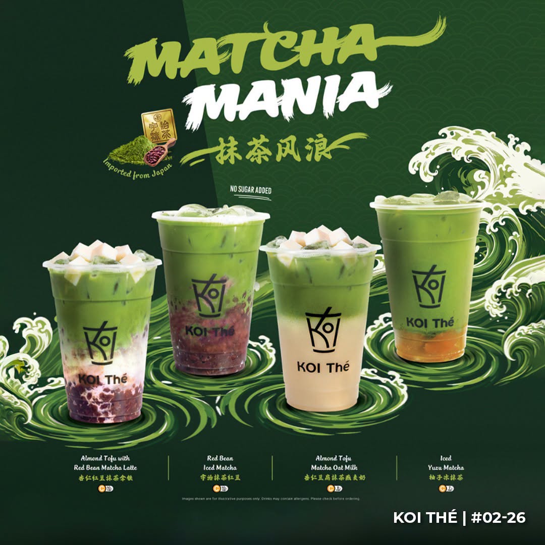 KOI Thé Matcha Series