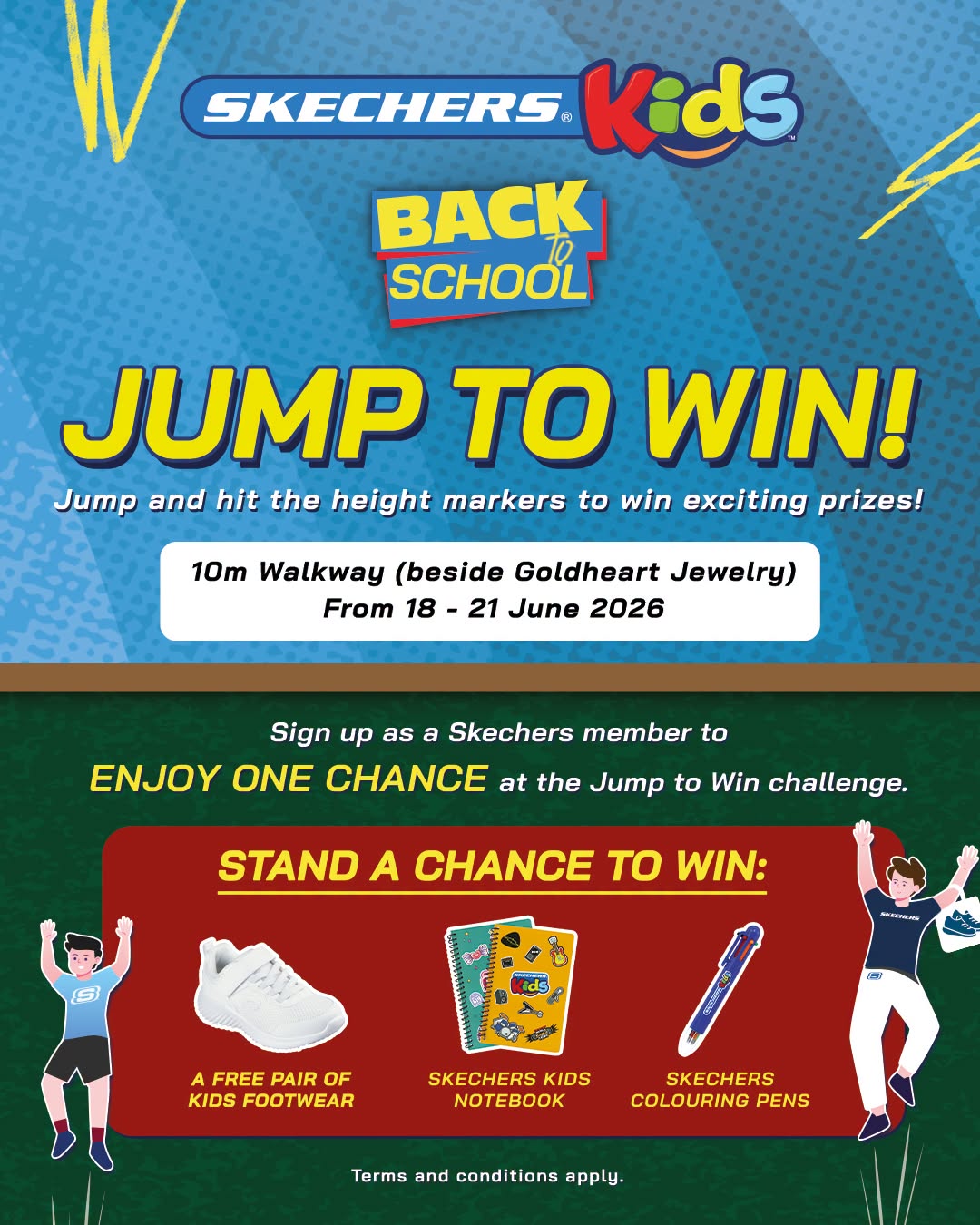 Skechers Back to School Jump to Win Challenge at Junction 8