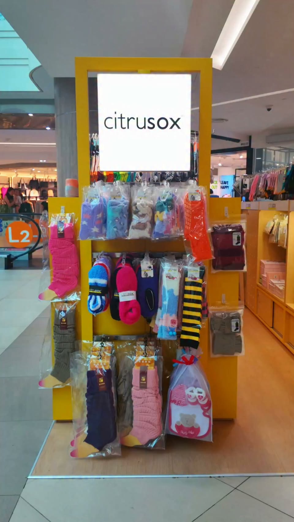 Citrusox socks at Junction 8