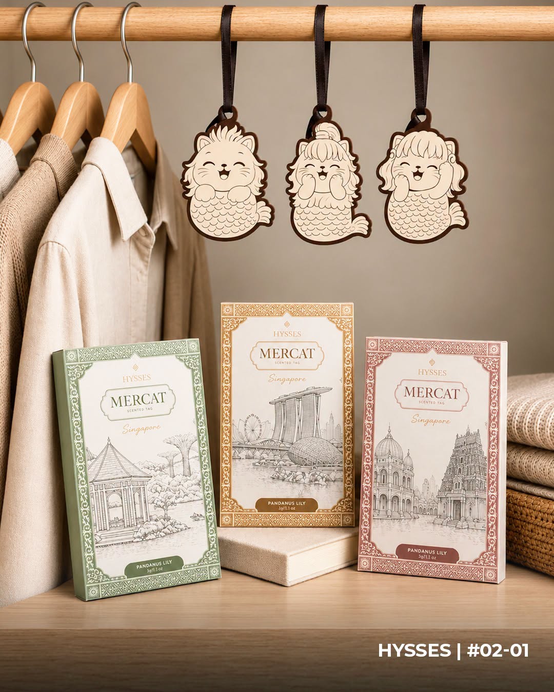 Hysses Singapore Mercat Scented Tags at Junction 8