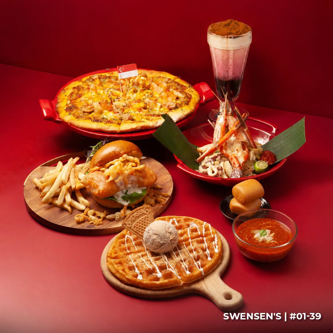 Swensen's menu items at Junction 8