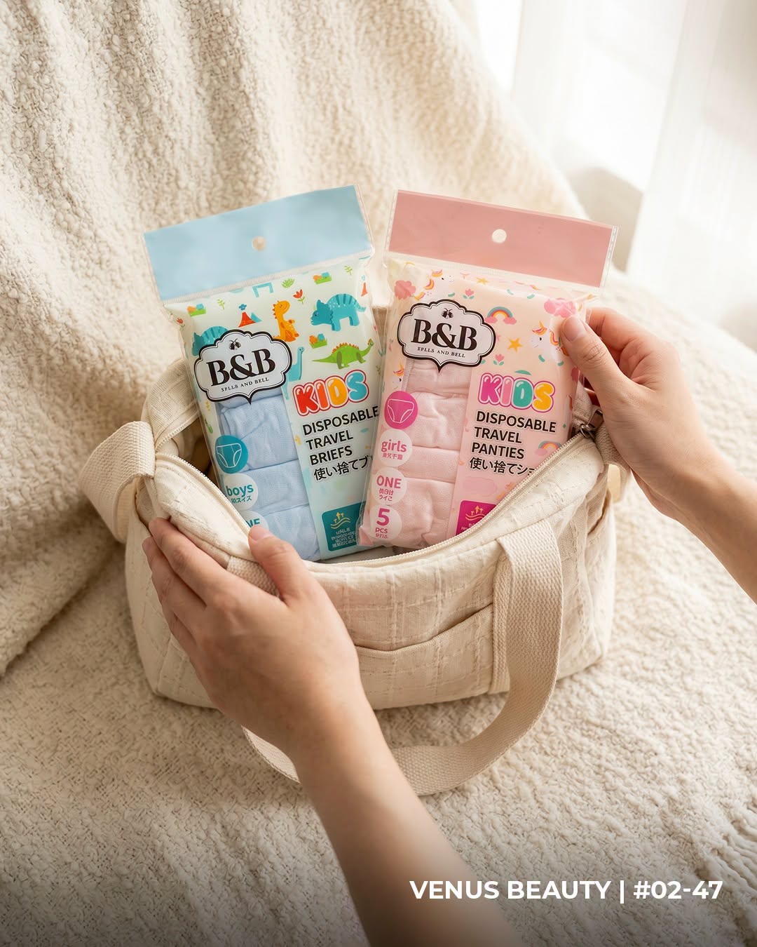 Belle and Bell Kids Disposable Travel Briefs and Panties at Venus Beauty Junction 8