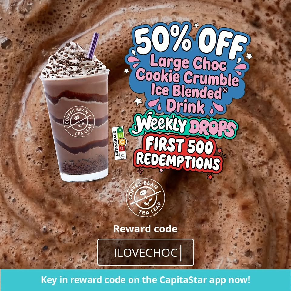 CapitaStar 10X Bonus STAR$ rewards at dessert brands