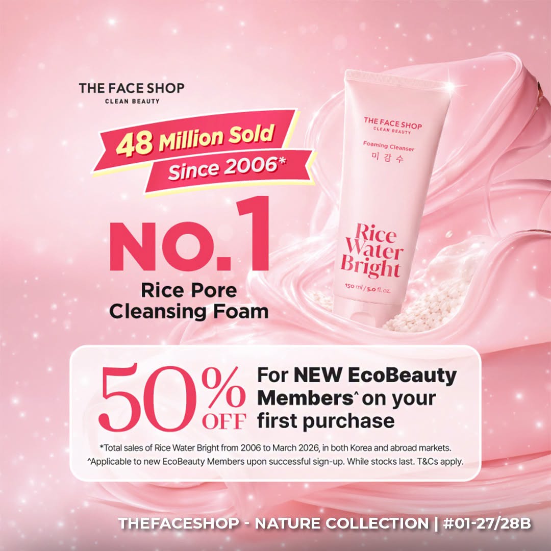 The Face Shop Nature Collection promotion at Junction 8