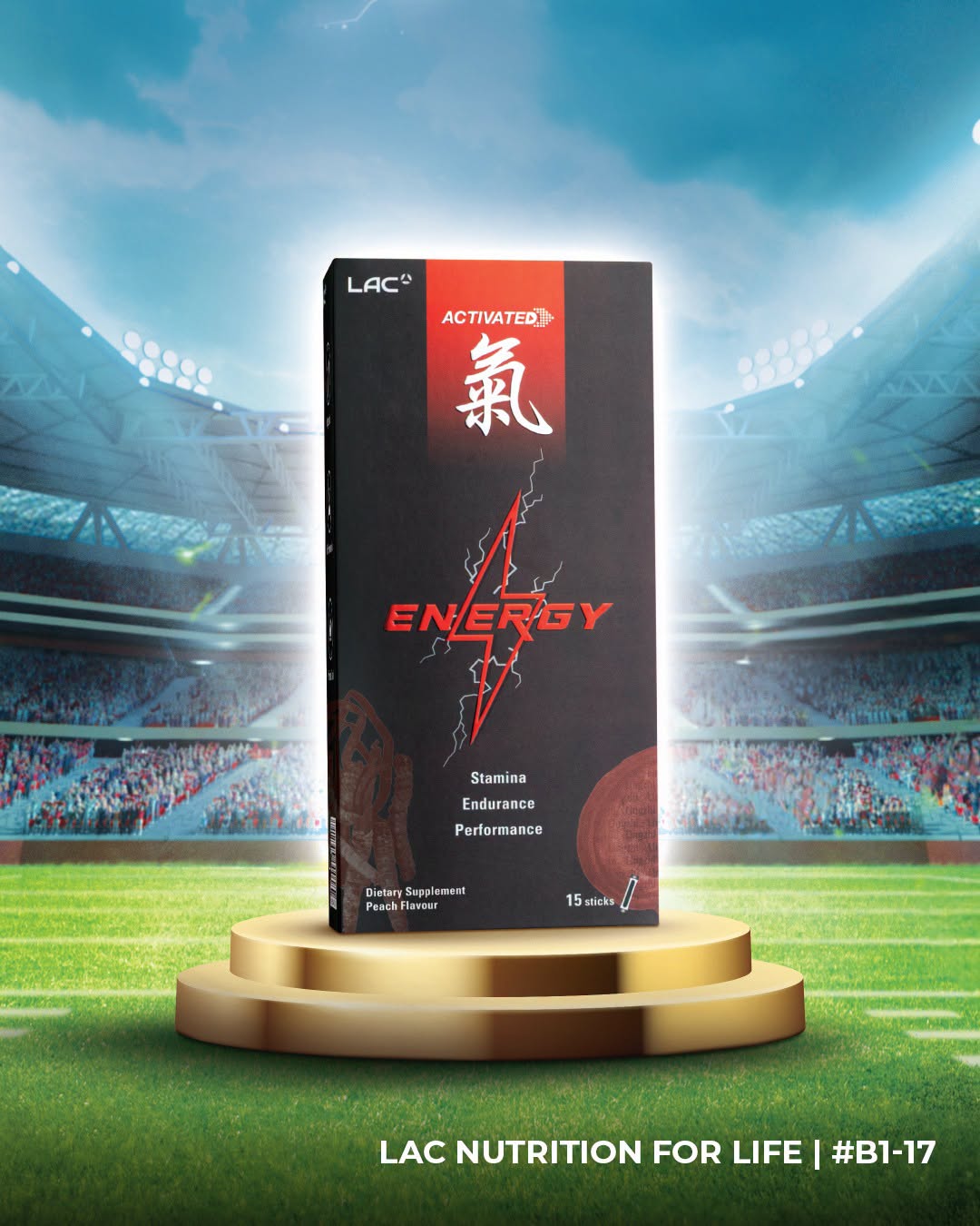 LAC Activated Zhi Energy supplement at LAC Nutrition for Life, Junction 8