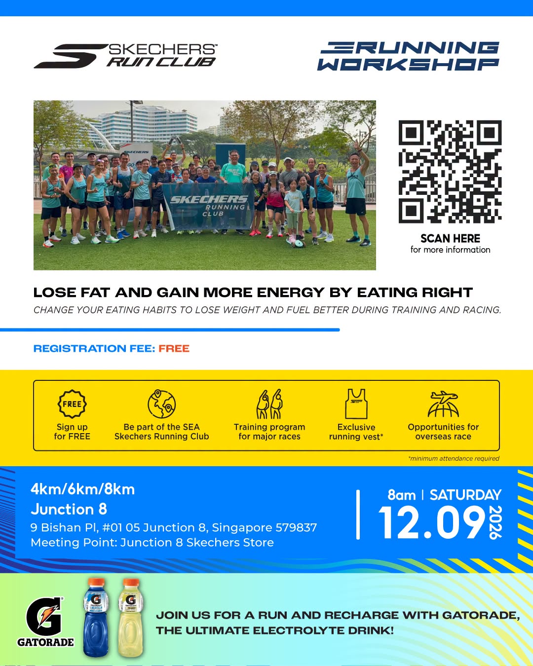 SKECHERS Running Workshop at Junction 8 with Skechers Running Club and Gatorade
