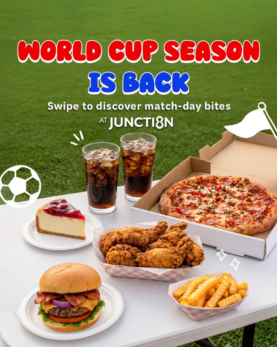 World Cup season match-day bites at Junction 8