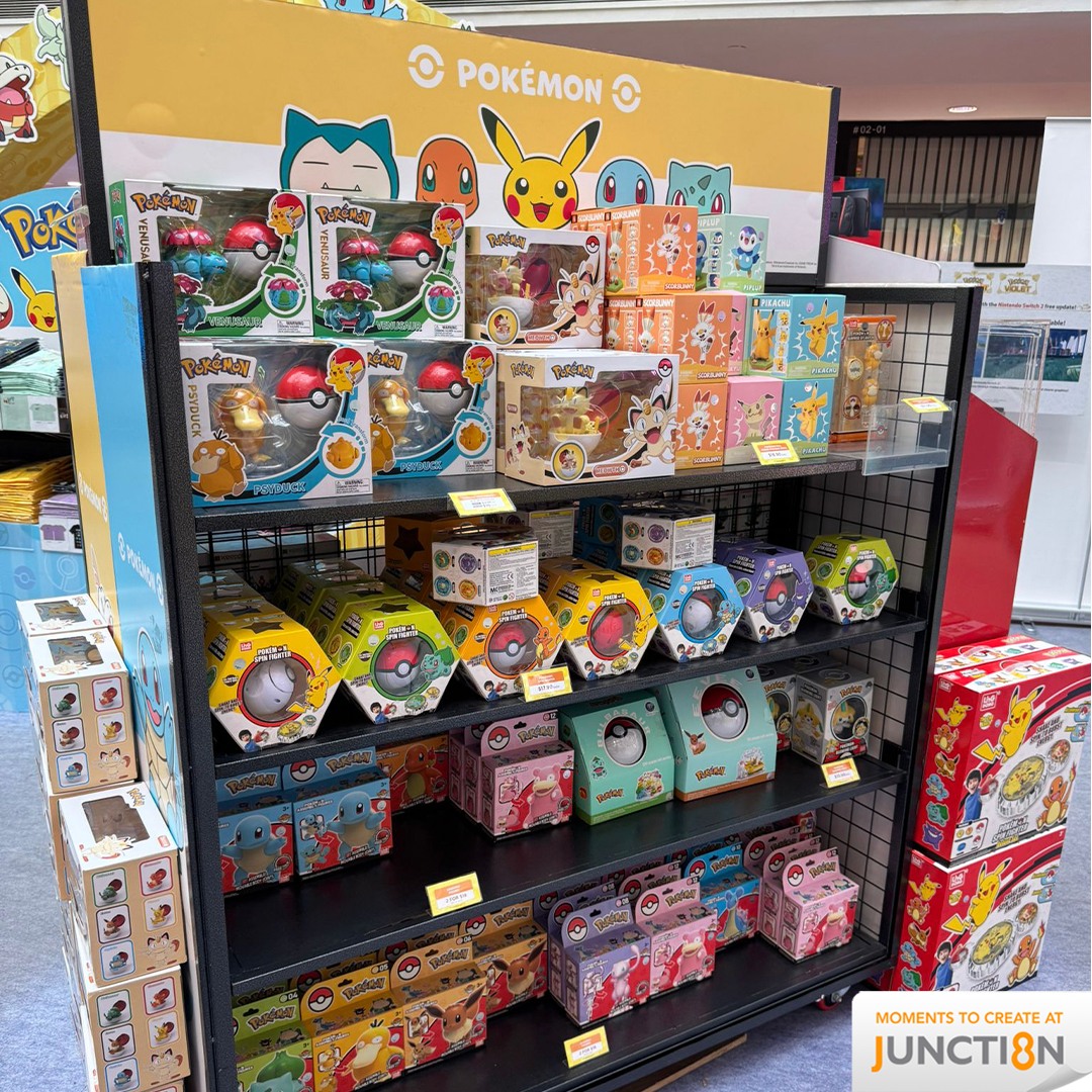 Visitors exploring the Pokémon pop-up store.