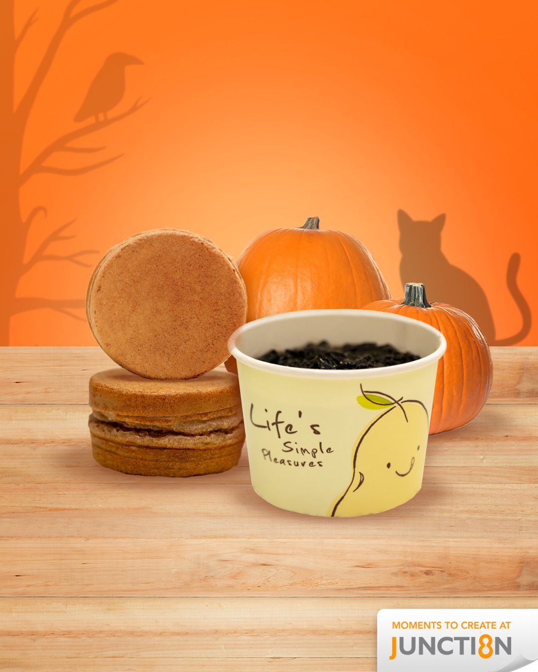 Mr Bean Singapore's crunchy Peanut Butter Pancake and silky Grass Jelly Beancurd