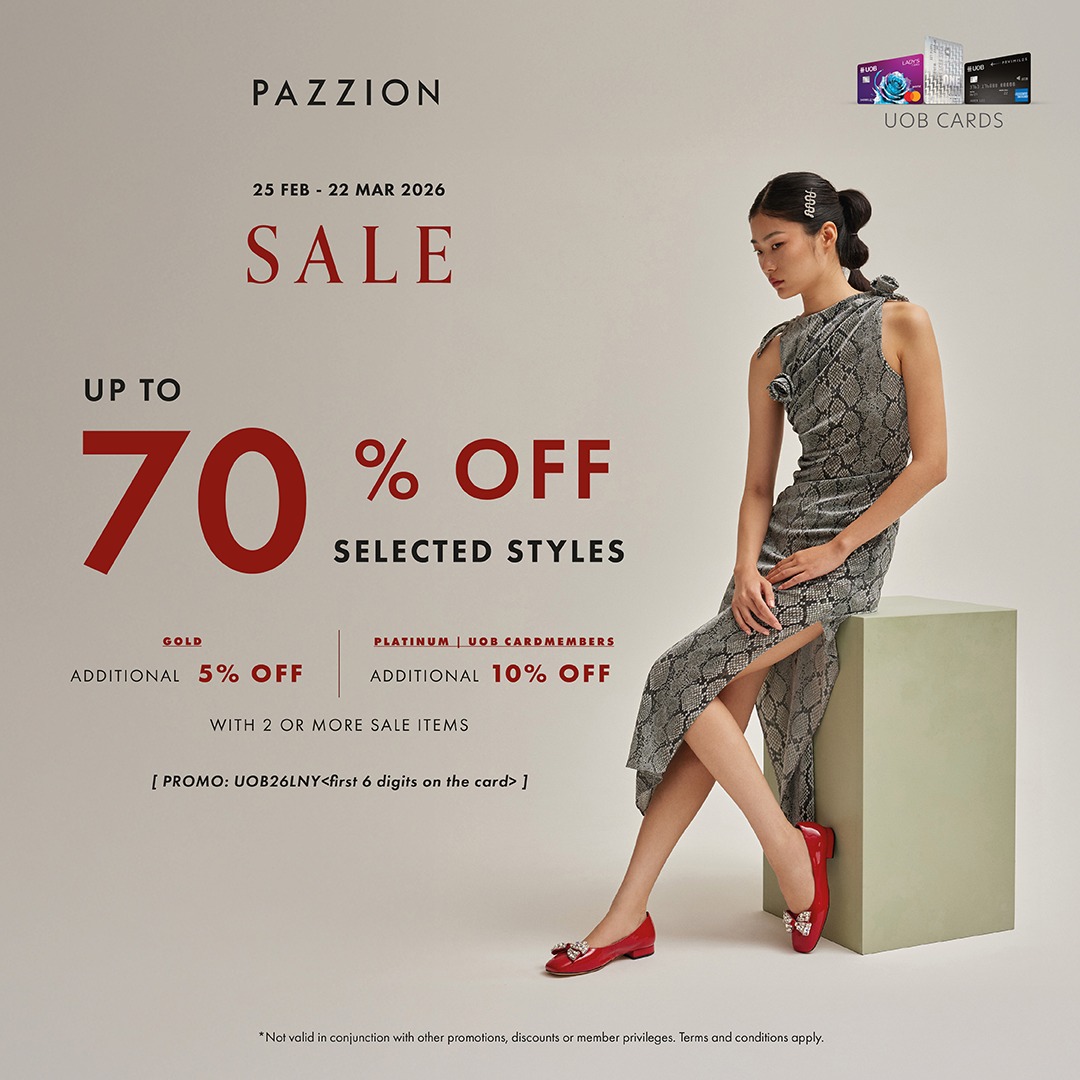 PAZZION Post-LNY Sale at Junction 8