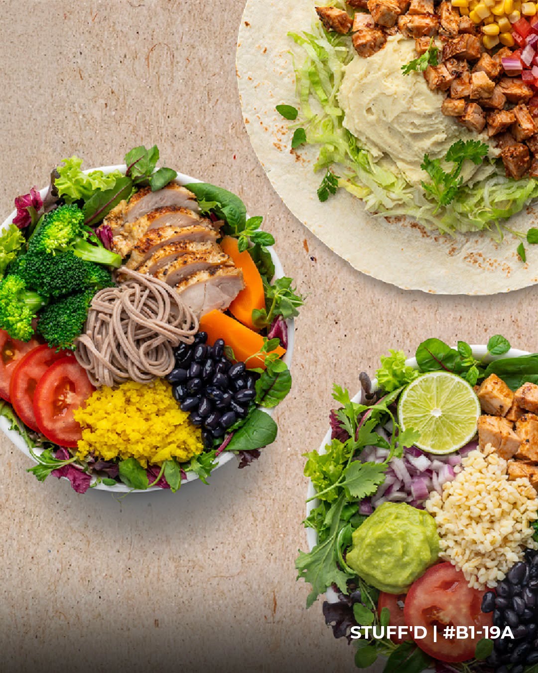 Stuff'd customised bowls and burritos at Junction 8
