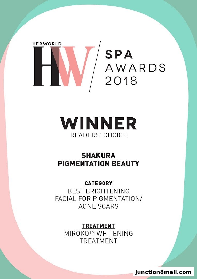 Shakura Pigmentation Beauty wins Her World Spa Awards 2018 for Best Brightening Facial.