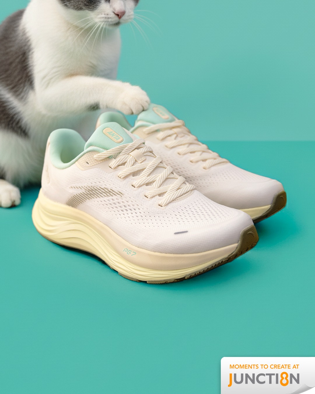 A pair of Anta PG 7 Travel 2.0 shoes, showcasing their comfortable design and versatile use.