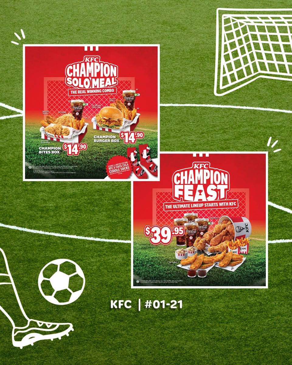 KFC Champion Bites Box and Champion Burger Box