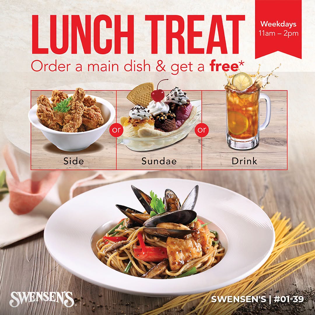 Swensen's weekday lunch promo at Junction 8