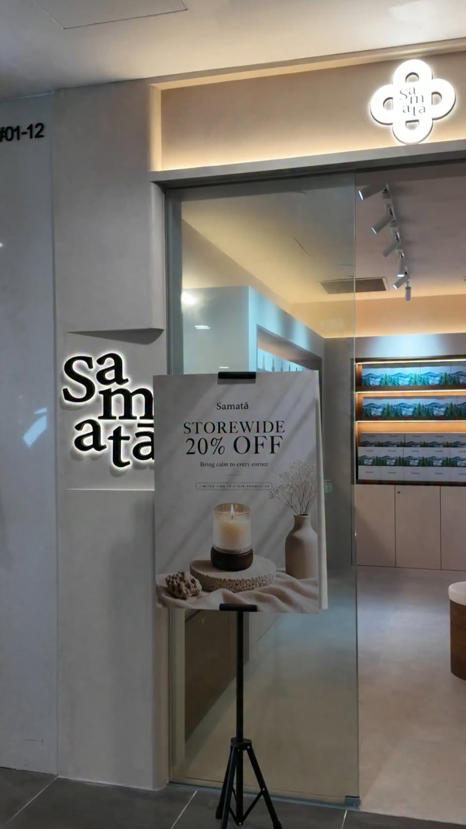 Samata Aurelia diffusers on display
