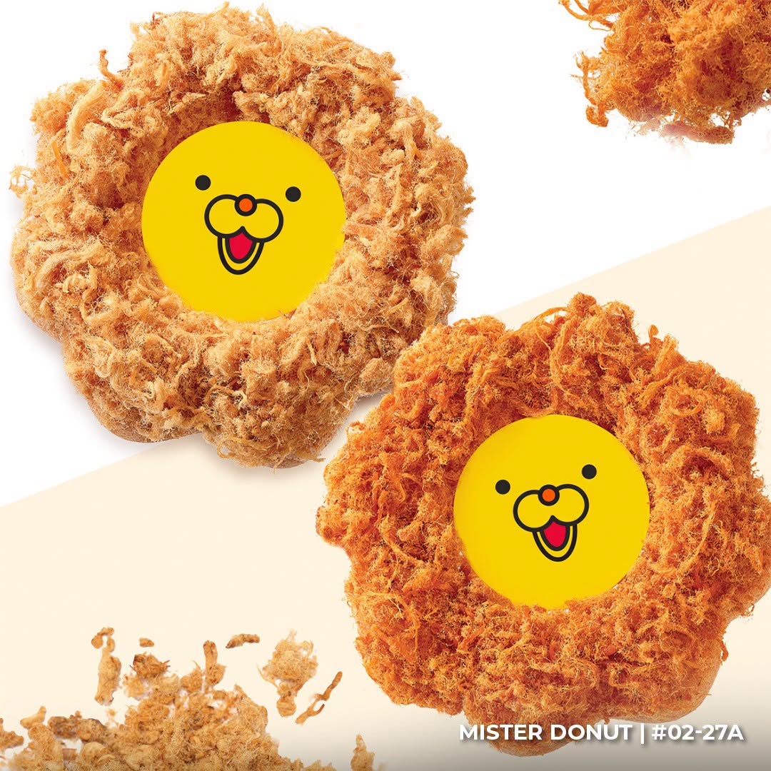 Mister Donut lion-shaped donuts