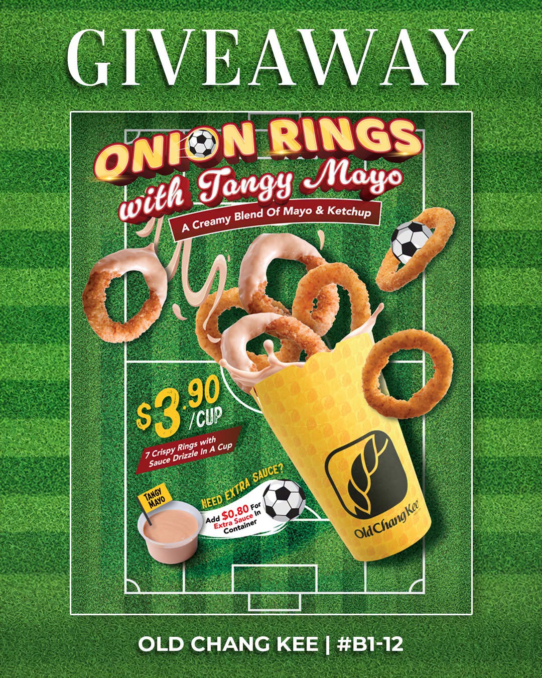 Old Chang Kee Golden Crispy Onion Rings with Tangy Mayo Sauce