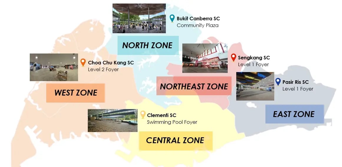 World Cup 2026 final fan zone screening at Kallang Wave Mall, reachable direct on the Circle Line from Bishan and Junction 8