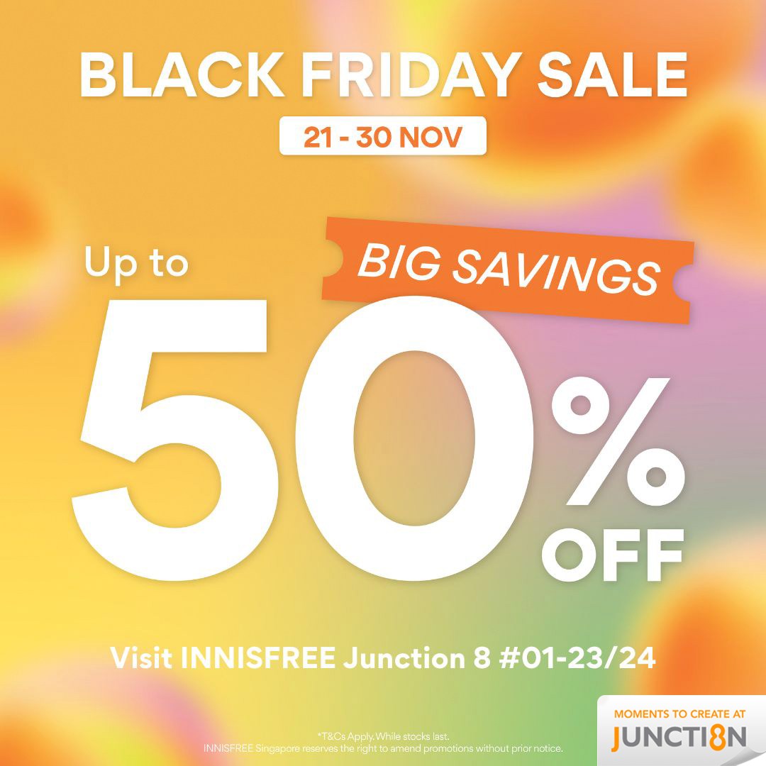 INNISFREE Black Friday Sale banner